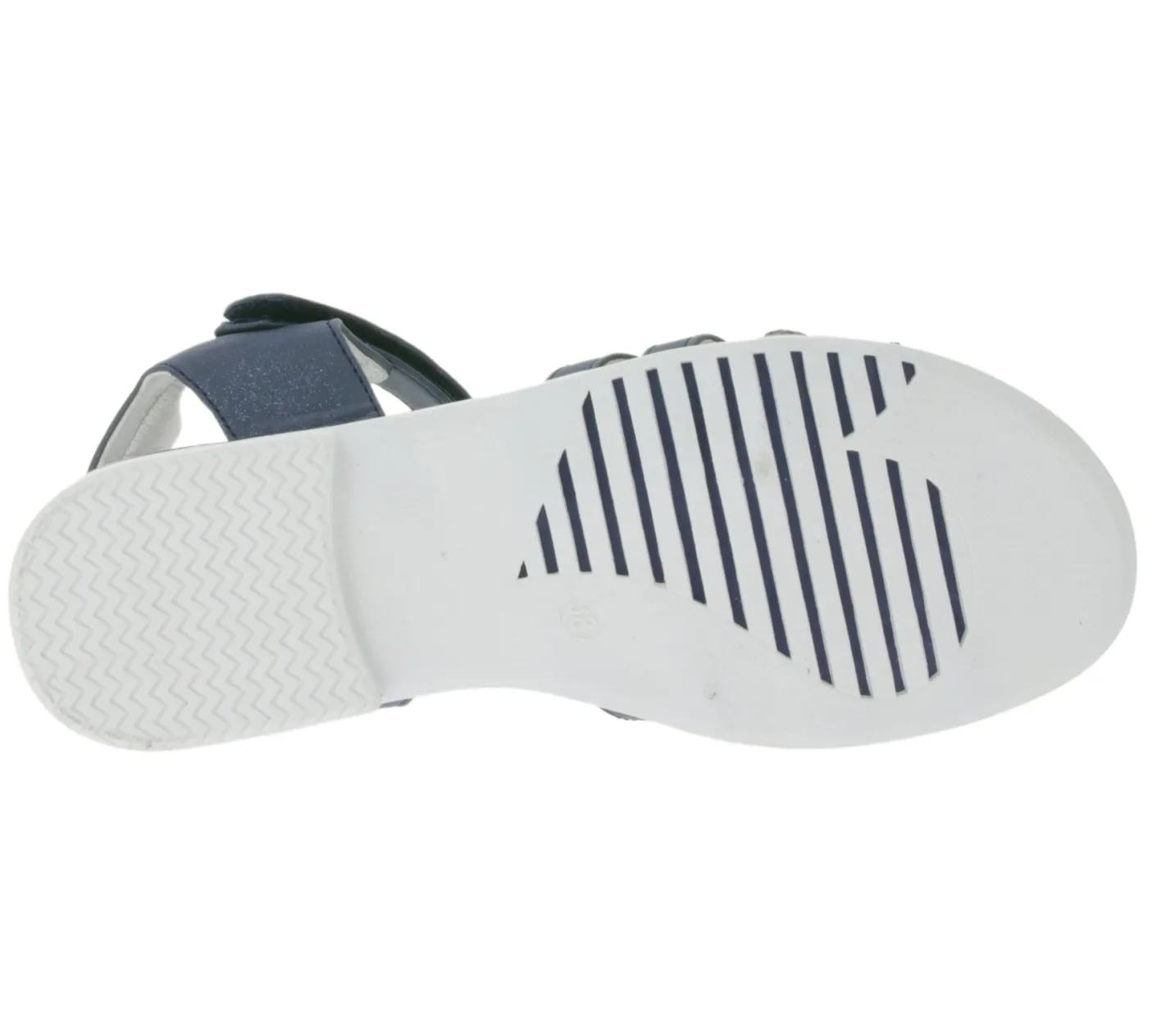 Sandalen|Zehentrenner & Sandalen*KIDSWORLD Kinder und Damen Sandalette mit Klettverschluss Alltags-Sandalen für Mädchen Sommer-Schuhe 47589726 Blau