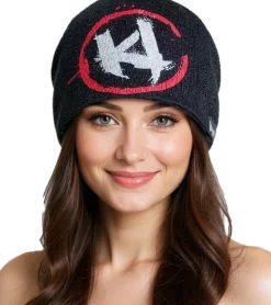 Caps & Mützen*BioworldMerch Killer Instinct Beanie kuschelige Gaming-Mütze stylische Strick-Beanie Fan-Artikel KC230307RAR Schwarz