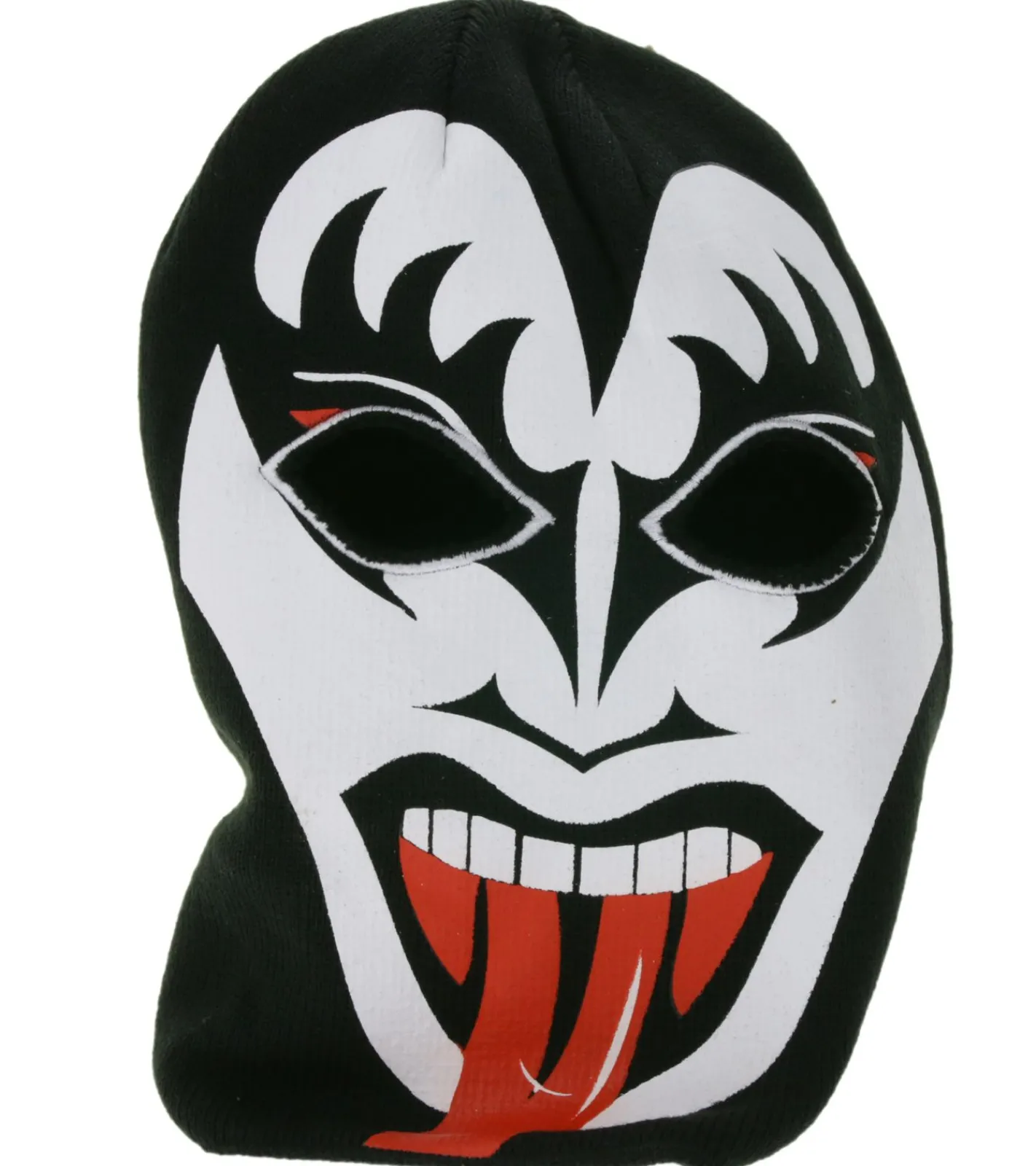 Caps & Mützen*BioworldMerch KISS Beanie mit großem Front-Print Strick-Mütze Fan-Beanie mit Logo im Nacken SK162060KIS Schwarz