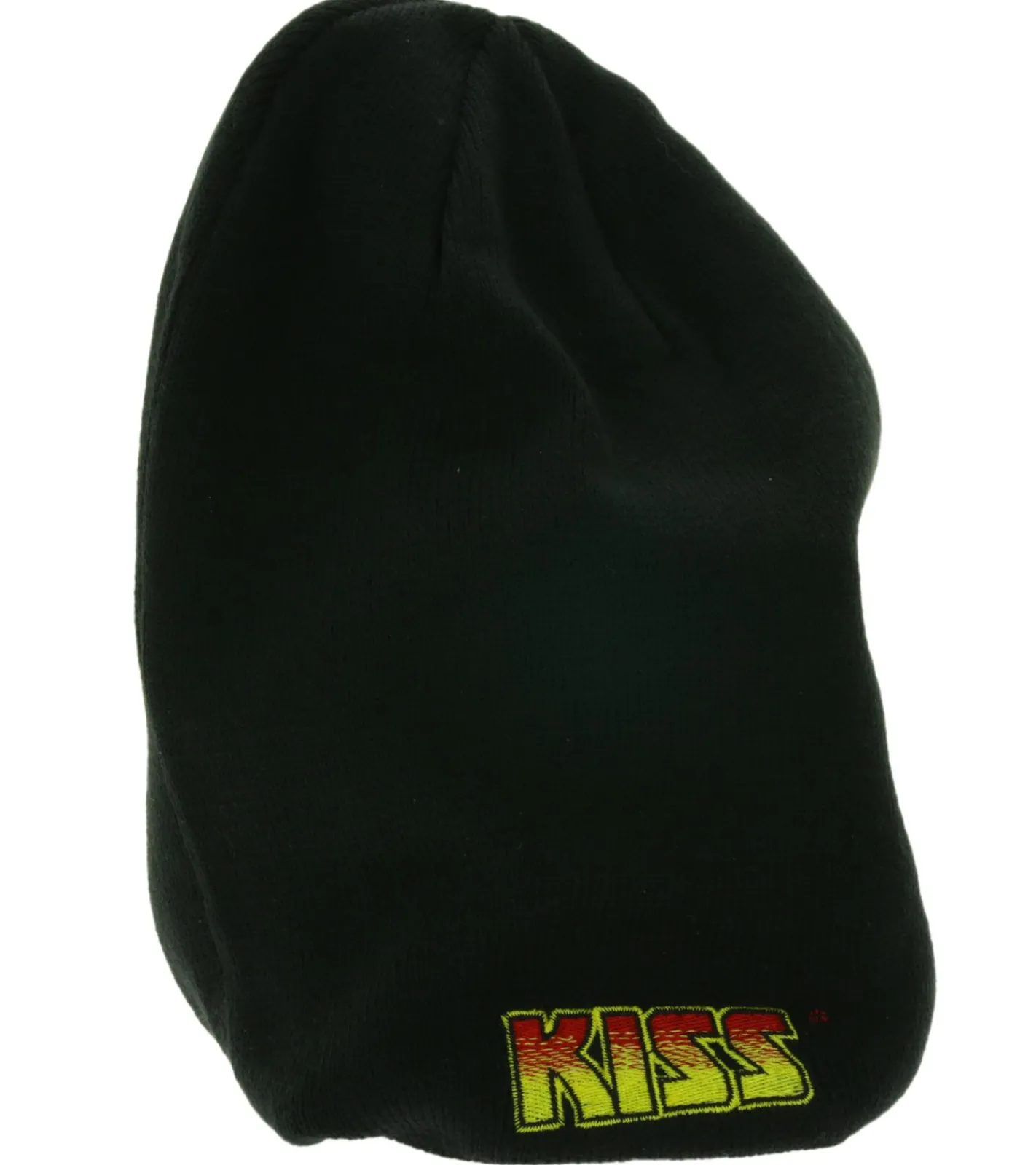 Caps & Mützen*BioworldMerch KISS Beanie mit großem Front-Print Strick-Mütze Fan-Beanie mit Logo im Nacken SK162060KIS Schwarz