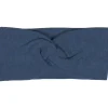 Caps & Mützen*KKS STUDIOS Cashmere KKS STUDIOS Damen Stirnband aus 100% Kaschmir Kopf-Band mit Twist-Knoten 8009S-22 Jeans-Blau