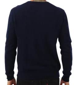 Pullover & Sweater*KKS STUDIOS Cashmere KKS STUDIOS Herren V-Neck Pullover aus 100% Kaschmir Sweater KK2350 oder Schwarz Navy