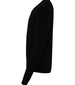 Pullover & Sweater*KKS STUDIOS Cashmere KKS STUDIOS Herren V-Neck Pullover aus 100% Kaschmir Sweater KK2350 oder Schwarz Navy