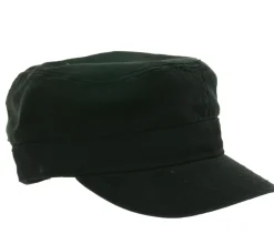 Caps & Mützen*BioworldMerch KORN Unisex Baumwoll-Cap im millitärischen Schnitt mit leicht gebogenen Schnitt Schwarz/Rot