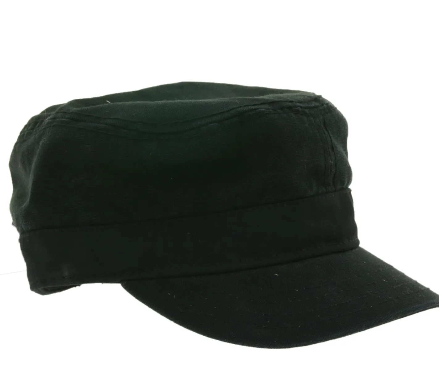 Caps & Mützen*BioworldMerch KORN Unisex Baumwoll-Cap im millitärischen Schnitt mit leicht gebogenen Schnitt Schwarz/Rot