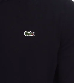 Pullover & Sweater*Lacoste Herren Strick-Pullover Baumwoll-Pullover mit Logo-Stickerei Langarm-Shirt AH0128 00 031 Schwarz