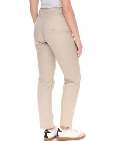 Große Größen|Hosen & Jeans*LAFONT 1844 Damen ergonomische Stoff-Hose mit Baumwollanteil Arbeits-Hose mit fünf Taschen 82070310 Beige