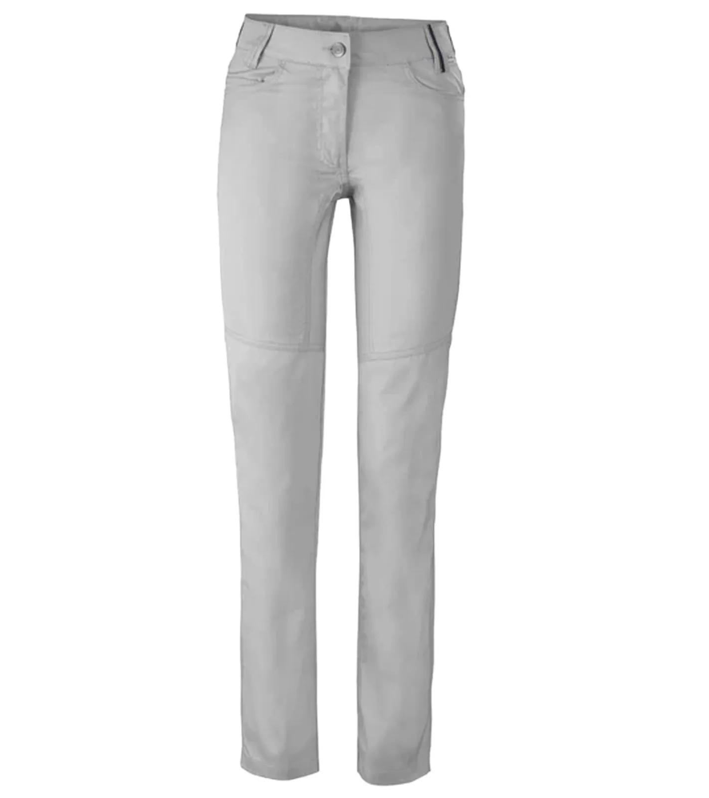 Große Größen|Hosen & Jeans*LAFONT 1844 Damen ergonomische Stoff-Hose mit Baumwollanteil Arbeits-Hose mit fünf Taschen 37861421 Grau