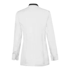 Mäntel & Jacken*LAFONT Saffron Damen Küchen-Jacke mit doppelter Passe Arbeits-Jacke 180 g/m² Gastro Berufsbekleidung Gastronomie Koch-Jacke 35909447 Weiß/Schwarz