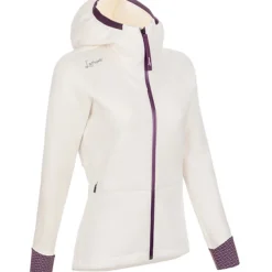 Mäntel & Jacken*LaMunt Damen Fleecejacken Antje Thermal Hoodie Jacke Weiß
