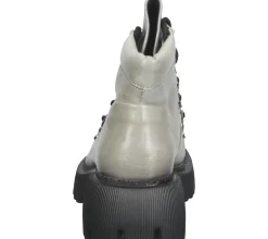 Boots & Stiefel*LAZAMANI Damen Stiefelette mit Blockabsatz Echtleder-Boots 74.482 Grau