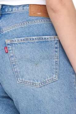 Shorts & Bermudas*LEVI´S 501 90s Patchwork Damen Jeans-Shorts mit großen Patches Denim kurze Hose A19620012 Blau