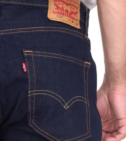 Jeans & Hosen*LEVI´S 512 Slim Taper Herren Jeans-Hose im 5-Pocket-Style Baumwoll-Hose Denim-Hose 288330025 Dunkelblau