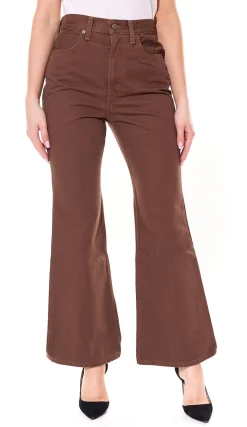 Hosen & Jeans*LEVI´S 70s FLARE Damen High Waist Schlag-Hose 5-Pocket Denim-Hose 78620215 Braun