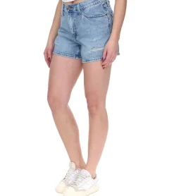 Shorts & Bermudas*LEVI´S 80s Mom Damen Shorts im Destroyed-Look Baumwoll-Hose Denim kurze Hose A46950001 Blau