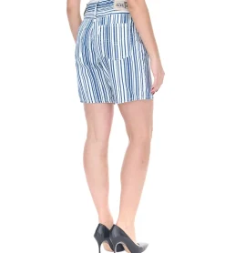 Shorts & Bermudas*LEVI´S SilverTab Baggy Shorts im Vintage-Stil kurze Denim-Hose Mid Rise gestreift A47170001 Blau/Weiß