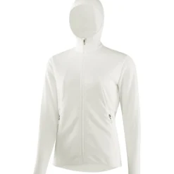 Mäntel & Jacken*LÖFFLER Löffler Damen Fleecejacken Stretchfleece Hoodie Jacke Weiß