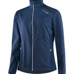 Wintersport|Mäntel & Jacken*LÖFFLER Löffler Damen Softshelljacken Calido Ws Warm Jacke Blau