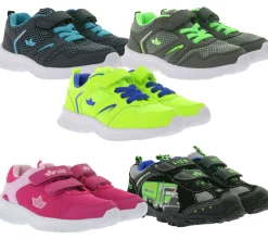 Turnschuhe*LICO Kinder Sneaker Turnschuhe für Mädchen oder Jungen Freizeit-Schuhe Skip VS in Blau, Grau oder Gelb Truck V Blinky in Schwarz/Bunt oder Mucki V in Pink/Rosa