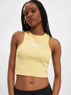 Tops & T-Shirts*Low Lights Studios Basic Crop Top gelb