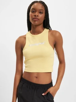 Tops & T-Shirts*Low Lights Studios Basic Crop Top gelb