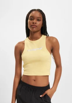 Tops & T-Shirts*Low Lights Studios Basic Crop Top gelb