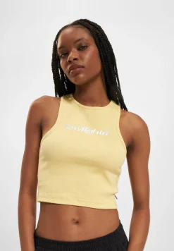Tops & T-Shirts*Low Lights Studios Basic Crop Top gelb