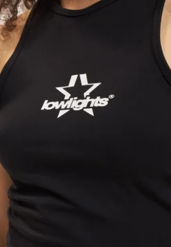 Tops & T-Shirts*Low Lights Studios Superstar Crop Top schwarz schwarz