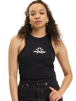 Tops & T-Shirts*Low Lights Studios Superstar Crop Top schwarz schwarz