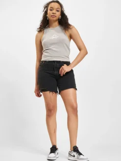 Tops & T-Shirts*Low Lights Studios Superstar Crop Top hellgrau hellgrau