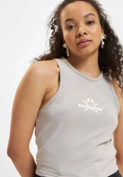 Tops & T-Shirts*Low Lights Studios Superstar Crop Top hellgrau hellgrau