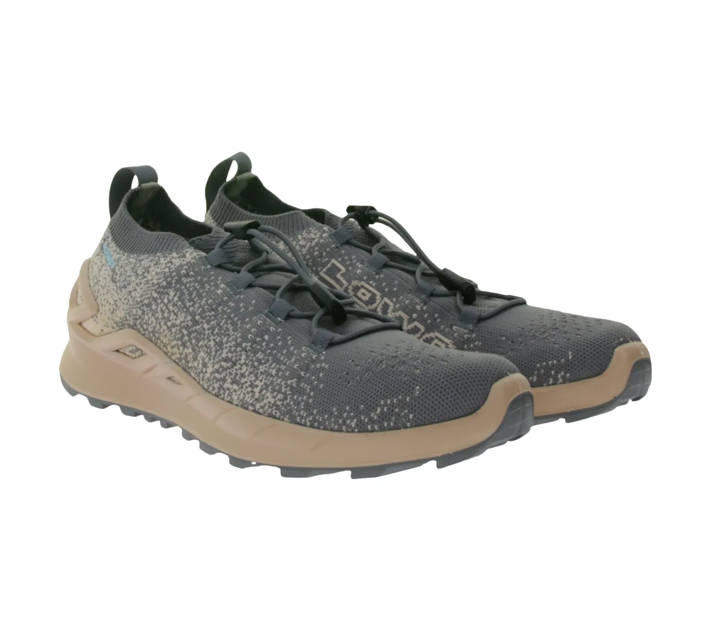 Wanderschuhe & Trekkingschuhe|Sneaker & Turnschuhe*LOWA Sneaker-Laufschuhe Fusion Low Damen City-Schuhe mit Socken-Passform und -DynaPU-Zwischensohle 320415-9707 Grau/Rosa