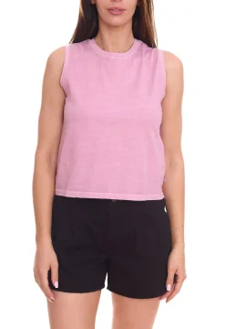 Tops & T-Shirts*LTB DANOLO Damen Tank-Top Baumwoll-Shirt ärmelloses Sommer-Shirt 19401750 Rosa