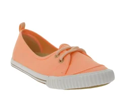 Ballerinas & Slipper|Sneaker & Turnschuhe*LUHTA Jatta Damen Ballerina Canvas Sneaker mit herausnehmbarer Einlegesohle 9 75522 477L 445 Koralle