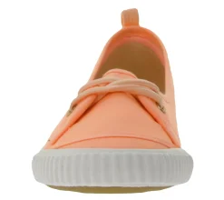 Ballerinas & Slipper|Sneaker & Turnschuhe*LUHTA Jatta Damen Ballerina Canvas Sneaker mit herausnehmbarer Einlegesohle 9 75522 477L 445 Koralle