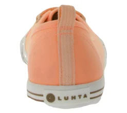 Ballerinas & Slipper|Sneaker & Turnschuhe*LUHTA Jatta Damen Ballerina Canvas Sneaker mit herausnehmbarer Einlegesohle 9 75522 477L 445 Koralle