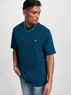 T-Shirts & Tank Tops*LYLE & SCOTT Skimap T-Shirts mit Grafikdruck, Après-Navy