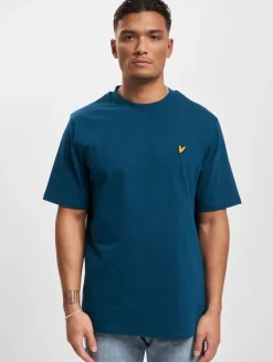 T-Shirts & Tank Tops*LYLE & SCOTT Skimap T-Shirts mit Grafikdruck, Après-Navy