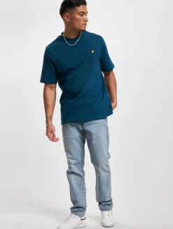 T-Shirts & Tank Tops*LYLE & SCOTT Skimap T-Shirts mit Grafikdruck, Après-Navy