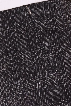 Hosen & Jeans*MAC Dream Damen Bootcut-Hose elegante Stoff-Hose mit Glitzergarn 35963931 Schwarz/Grau