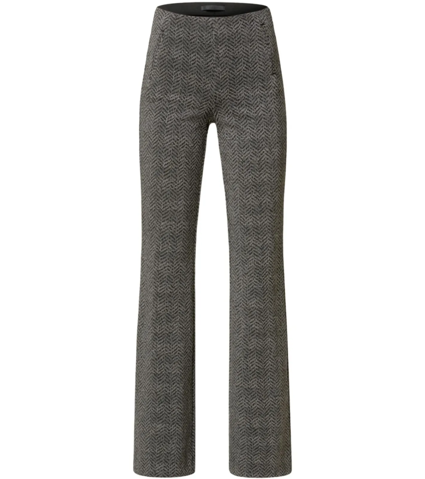 Hosen & Jeans*MAC Dream Damen Bootcut-Hose elegante Stoff-Hose mit Glitzergarn 72073045 Schwarz/Grau