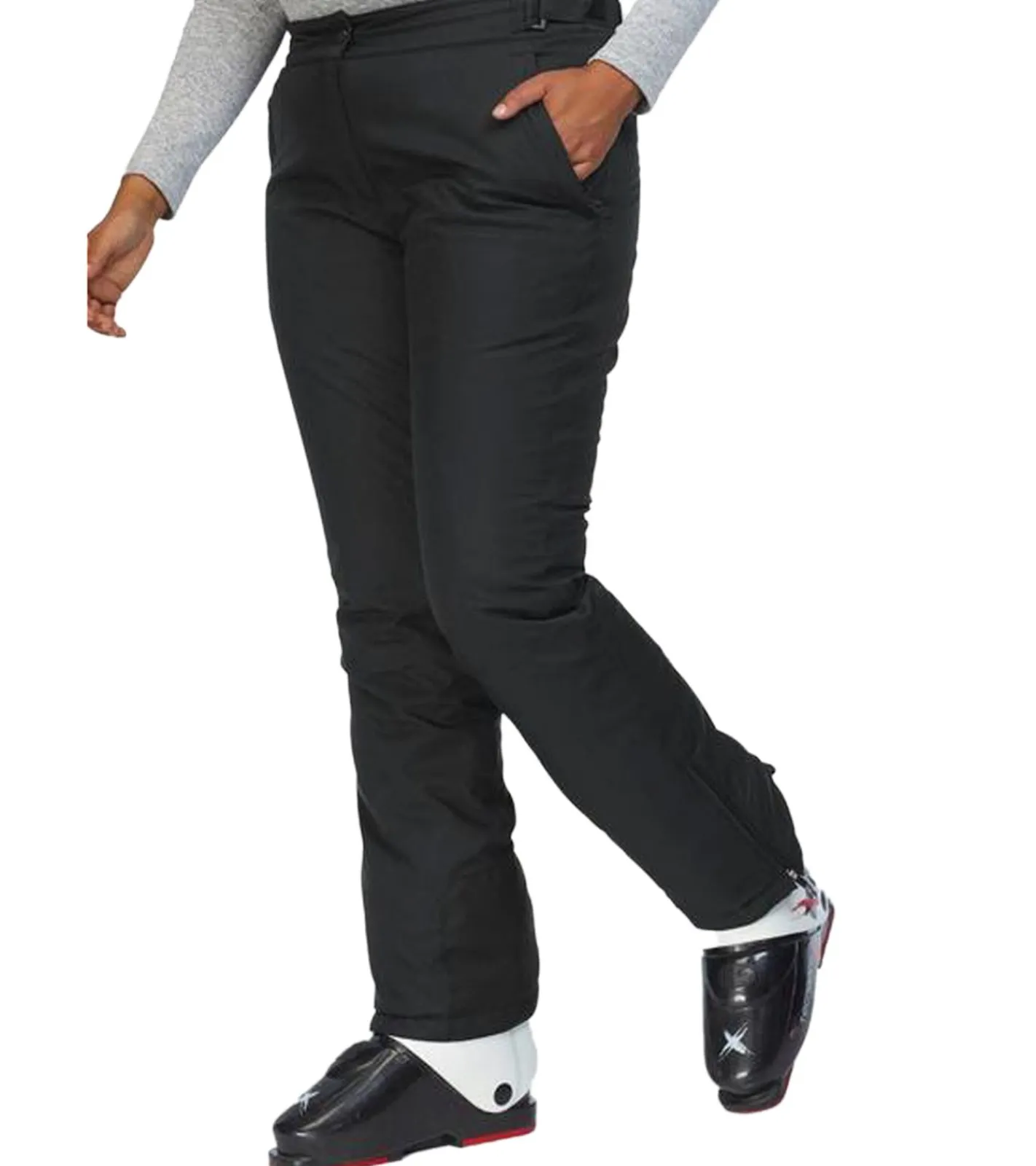 Wintersport|Große Größen*maier sports Ski-Hose für Damen winddichte Softshell-Hose wasserdichte Snowboard-Hose Große Größen 27996018-43908143 Schwarz oder Lila