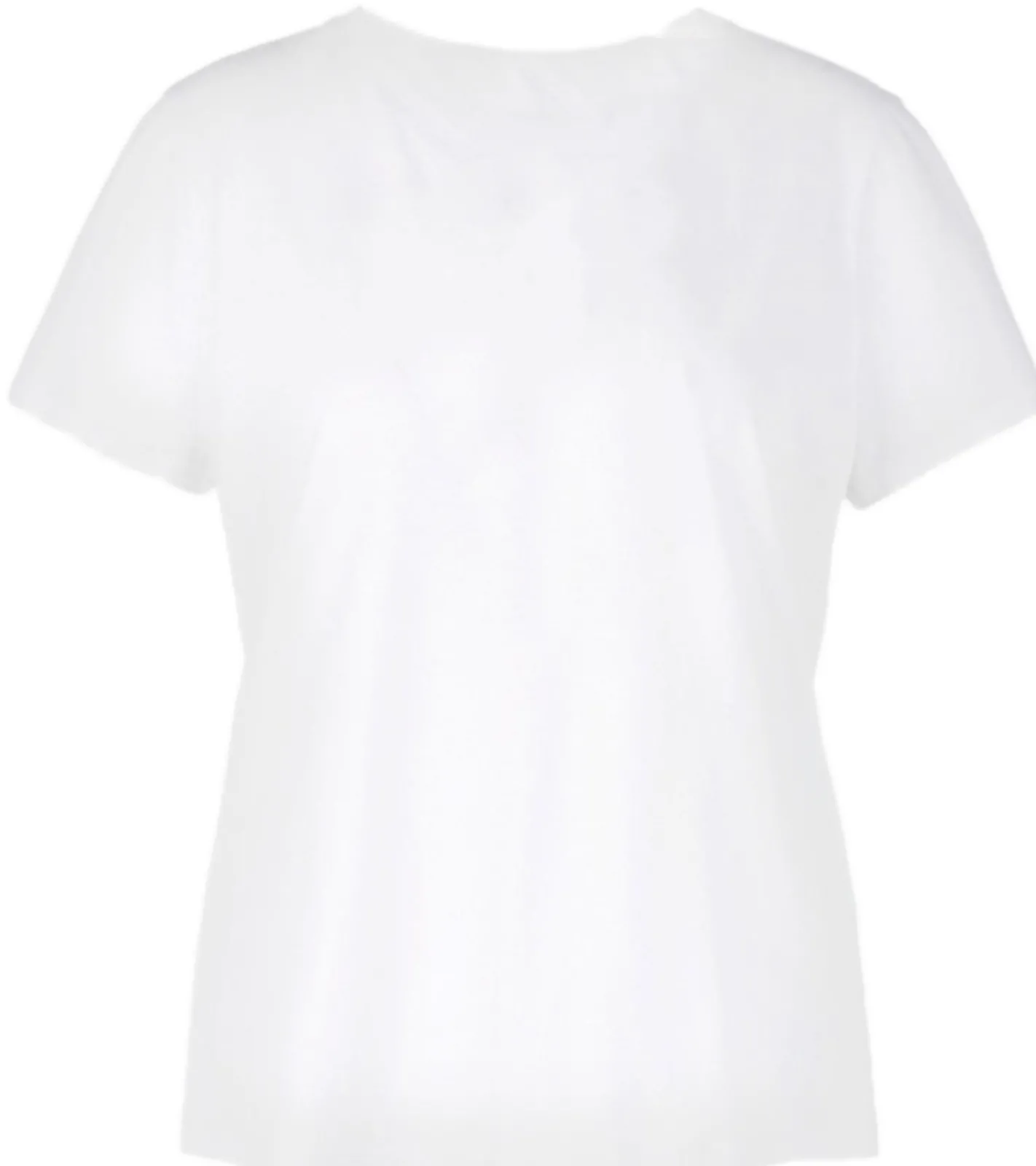 Tops & T-Shirts*MARC CAIN Damen T-Shirt Baumwoll-Shirt im künstlerischen Herz Druck Kurzarm-Shirt UC48.78J52 251 Weiß/Pink/Grün