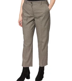 Hosen & Jeans*Marc O´Polo Damen Anzug-Hose karrierte Stoff-Hose 149 0468 10227 R01 Braun/Schwarz