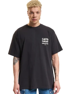 T-Shirts & Tank Tops*Market Call My Lawyer T-Shirts verwaschen schwarz