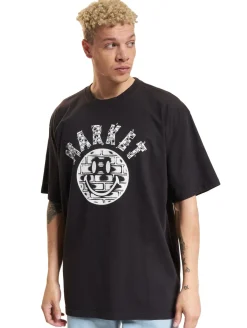 T-Shirts & Tank Tops*Market Smiley Brickhouse T-Shirts verwaschen schwarz