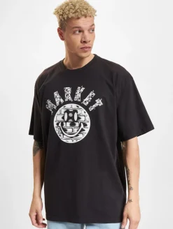 T-Shirts & Tank Tops*Market Smiley Brickhouse T-Shirts verwaschen schwarz