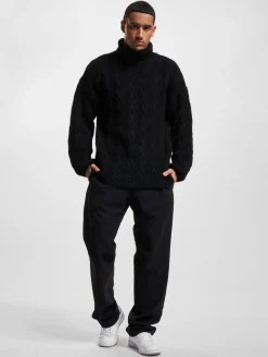 Pullover & Sweater*MARNI Großes Rollkragen-Sweatshirt mit Fuzzy-Ruß, Schwarz