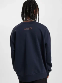 Pullover & Sweater*MARNI Herren Sweatshirt aus hochwertigem Baumwollmix mit modernem Schnitt und stilvollem Design Marineblau