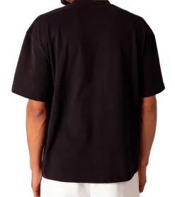 T-Shirts & Tank Tops*MARY JANE BERLIN Herren T-Shirt Baumwoll-Shirt Kurzarm-Shirt Oversized-Fit 2406-4-T2-05 Schwarz